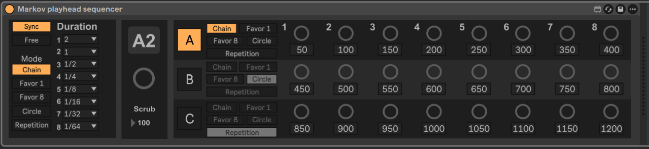 Screenshot of cubeFader